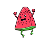 Kawaii Comic Pastèque