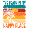 Plage été retro
