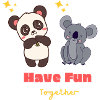 panda et koala ensemble
