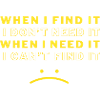 When i Find it