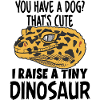 Funny Leopard Gecko Owner Dinosaur