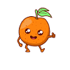Kawaii Comic Orange