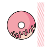 Beignet Kawaii doux