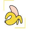 Banane Kawaii douce