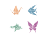 Jag skulle vika det, rolig Origami-vikning