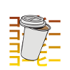 Café frais Kawaii sucré