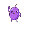 Kawaii Comic Grape