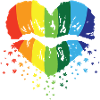 Rainbow LGBT Gay Lesbian T-Shirt