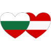 Bulgaria Austria Flag Heart