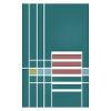 affiche graphique de style Bauhaus 001