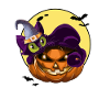 Citrouille et chat Drôle Halloween