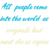 Menschen Spruch