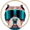 Futuristic Pitbull Dog Terrier