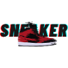 Sneaker lettering with sneaker