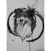 Gemälde Hund