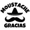 mustache, mustache, mustache gracias