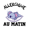 allergique au matin