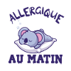 allergique au matin