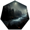 A foggy night