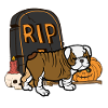 Chien d’Halloween Bulldog anglais