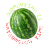 Melon, watermelon, funny saying Summertime