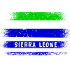 Sierra Leone Flaggen Design