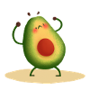 Super cute strong Avocado