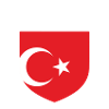 Turquie - drapeau national en armoiries