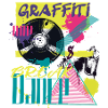 Graffiti rap and breakdance