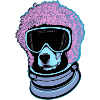 Synthwave Caniche Chien Chiot
