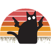 Pew Pew Funny Cat