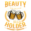 Funny beer drinker