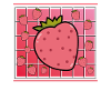 Nette Kawaii Frische Erdbeere