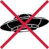No UFOs Forbidden Shield