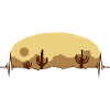 Pulse Desert Landscape Silhouette