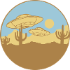 Flying Deserts UFO Scene