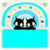 Badge de nom des chats