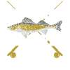 Captain Walleye Fishing Fish Hunting