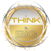 THINK BIG gold silver colour