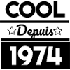 t-shirt 1974 anniversaire