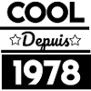 t-shirt 1978 anniversaire