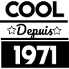 t-shirt 1971 anniversaire