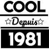 t-shirt 1981 anniversaire