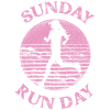 Running Runner Half Marathon Retro