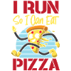 Running Runner Half Marathon Pizza
