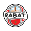 Rabat Morocco Flag Badge Travel Souvenir Stamp