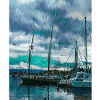 The marina of Lausanne (Switzerland )