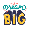 T shirt dream big