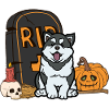 Cute Husky Halloween Costume Dog