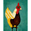 Funny Chicken Painting